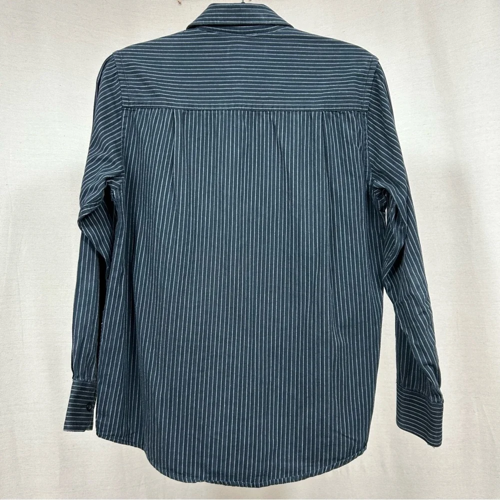 Linea Dome Black Casual Button Down Shirt with Classic Collar
